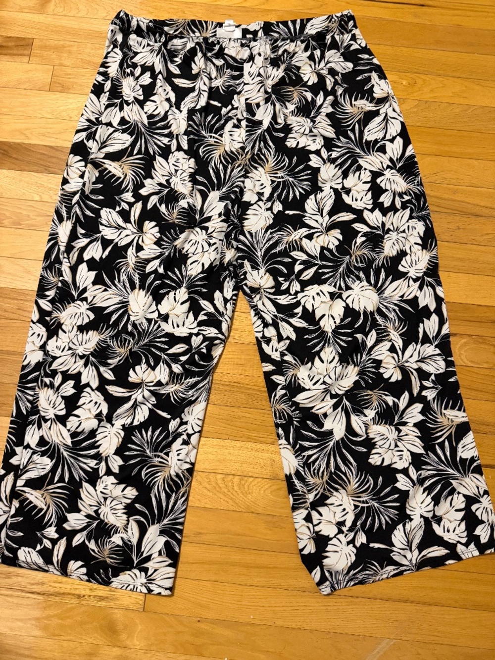 Morgan Taylor Tropical Floral Wide-leg pants Plus Size 3x Woman's